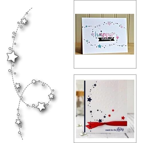 2020 New Star Lace Metal Cutting Dies For Cut Paper Craft Making Edge Embossing Decoration Greeting Card Scrapbooking No Stamps