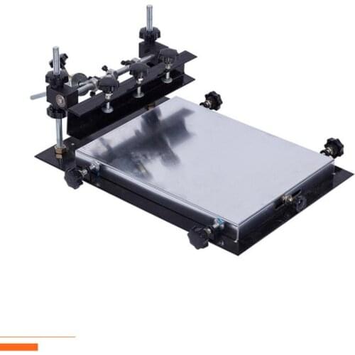 Small manual silk screen station SMT manual stamping station solder paste screen printing machine screen printing machine