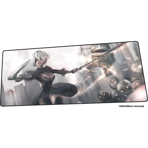 Nier automata mouse pad gamer anime 120x50cm notbook mouse mat gaming mousepad large New arrival pad mouse PC desk padmouse