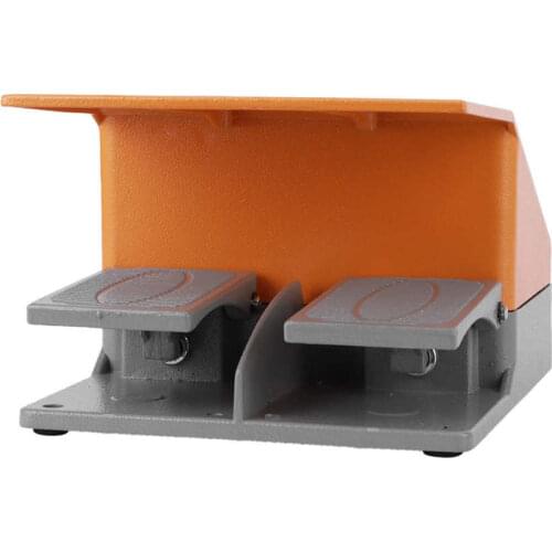 Foot Pedal Switch Dual for Electrical Machine Power Supply Clip Kit YDT1-15 380V AC