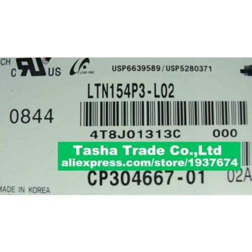 LTN154P3-L02 LTN154P3 L02 LCD Screen for LENOVO THINKPAD T500 R500 W500 Laptop Original Good Quality