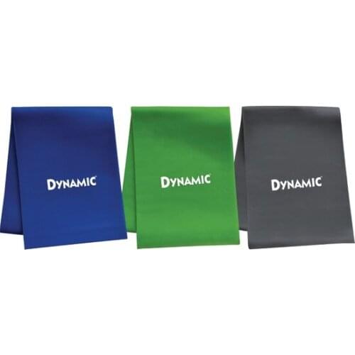 Pilates Yoga Natural Free Shipping Dynamic 3'lü (High-Medium-Low Resistance) Band Set