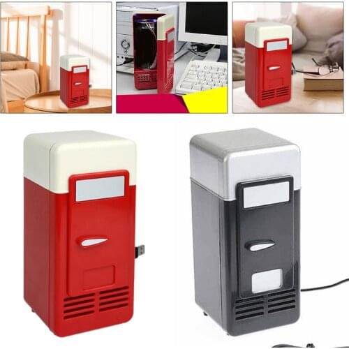 Portable Mini 780ml Fridge USB Powered Car Drink Cooler Home Desktop Boat Travel Cosmetic Fridge Multipurpose Appliances