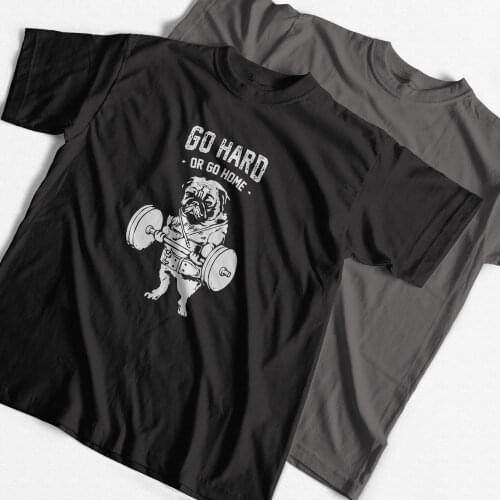 COOLMIND PU0113A 100% cotton casual mens t shirts fashion short sleeve men pug printed tshirt mens tee shirts tops men T-shirt