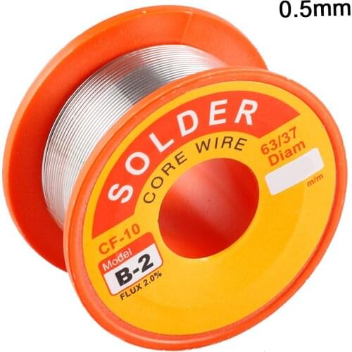 Rosin Core Solder Wire 50g No-Clean Industrial Tools 1 PC For Electrical Solderding 0.5-1mm 0.5/0.6/0.8/1 Mm Reel Tube