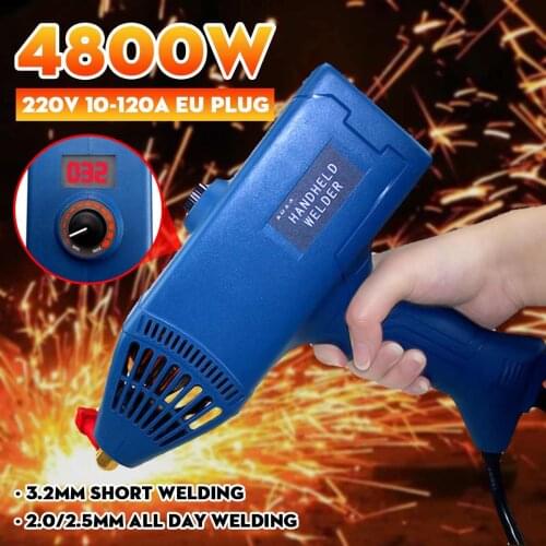 220V 4800W Handheld Arc Welding Machine welding group 2~14mm Welding Thickness Automatic Digital Current Adjustment Welder Tool