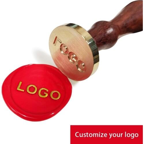 Wax Seal Stamp Private Customize Logo Pattern Retro Antique Stamp Image Custom Multiple Size Options Lacquer Seal Metal Head
