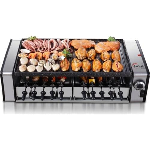 SYK-10 Household no-smoke barbecue pits Korean-type Electric Grill Large capacity Grilling machine commercial grills & griddles