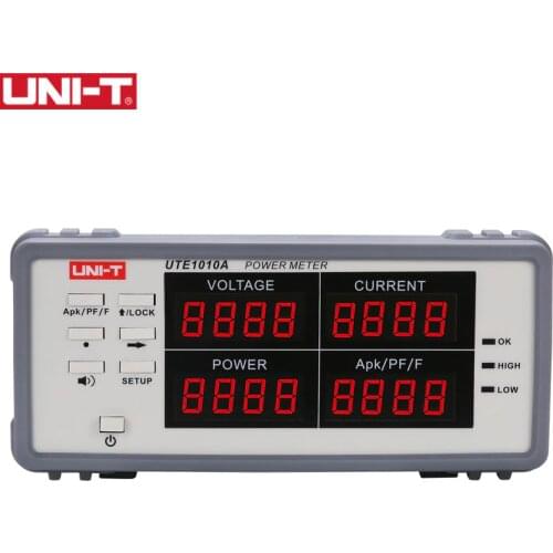 UNI-T UTE1010A True RMS Voltage Current Analyzer Digital Power Meter Electrical Parameter Tester Power Range 3000W 4 Displays
