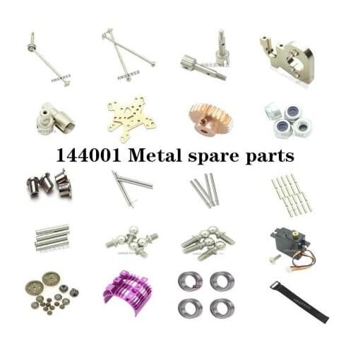 WLtoys 144001 RC car parts receiver Charger Servos gear tire Shock absorber car shell Cardan shaft C Seat Dog bone