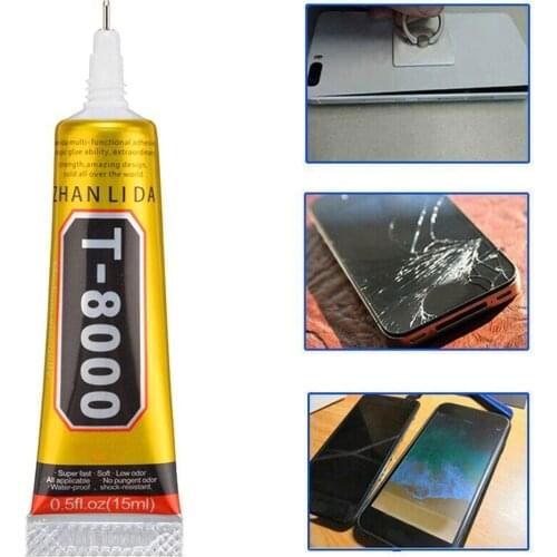 15/50ml T8000 Universal Glue Super Adhesive For Cell Phone Frame Jewelry Craft Sealant Repair Glue Screen Adhesive Fi W4V2