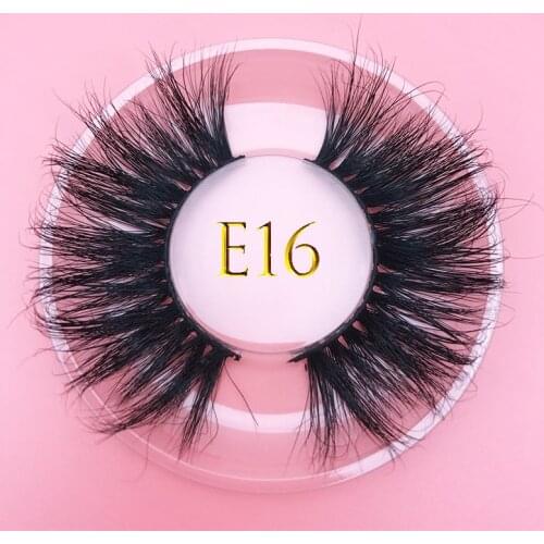 25mm 3D MIKIWI E16 mink lashes long thick false lash dramatic volume eyelash extention 100% handmade cruelty free reusable lash