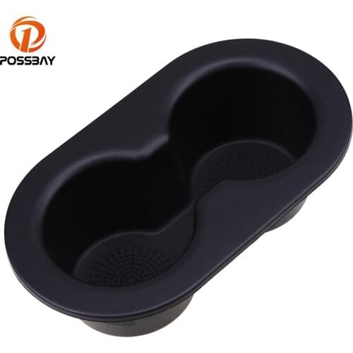 POSSBAY Car Drinks Holders Seat Bottle Cup Holder Stand Mount for Dodge Ram 1500 2500 3500 2002-2016 Interior Accessories