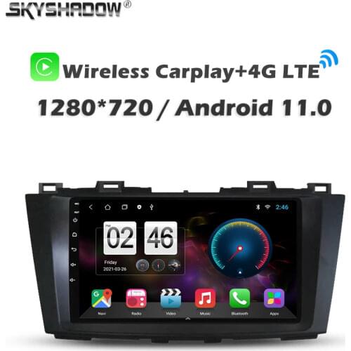 360 Panoramic Camera Carplay 6G+128G Android 10.0 Car DVD Player GPS WIFI Bluetooth 5.0 RDS Radio For Mazda 5 2010 - 2014 2015