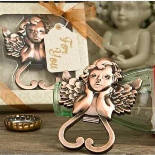 FREE SHIPPING+NEW ARRIVAL Antique Copper Angel Baby Wine Bottle Opener Wedding Baby Shower Favor and Gift For Guest+150pcs/Lot