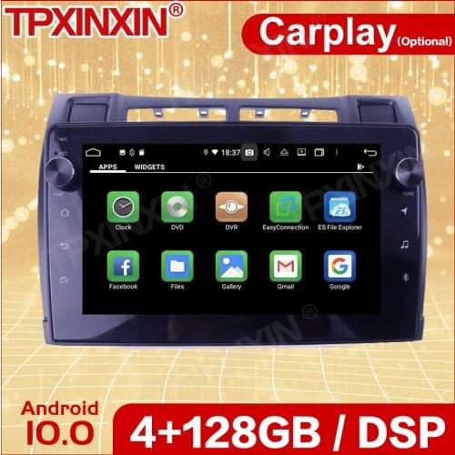 Wireless Carplay 2Din Car Android Stereo Receiver For Toyota Yaris 2005 2006 2007 2008 2009 2010 2011 2012 Radio Audio Head Unit
