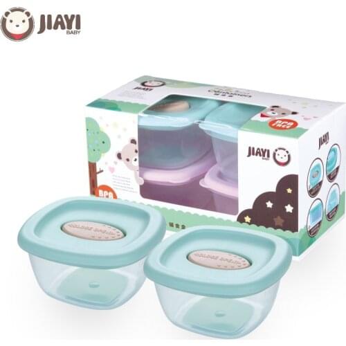 Four Lattices Baby Portable Milk Powder Container,Food Storage Box,Convenient Cute Design,Infant Dispenser BPA Free