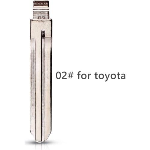 Flip KD Blade NO. 02# TOY43 Scale Blank Car Key Keydiy KD900 Remote Blade For Toyota Camry Corolla