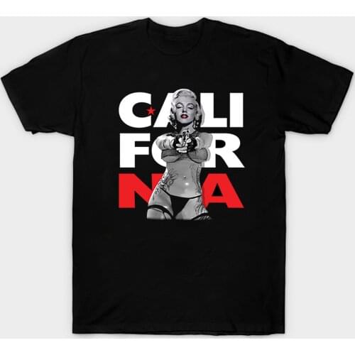 California Sexy Killer Marilyn Monroe T-Shirt. Summer Cotton Short Sleeve O-Neck Unisex T Shirt Men Women New Gift S-3XL