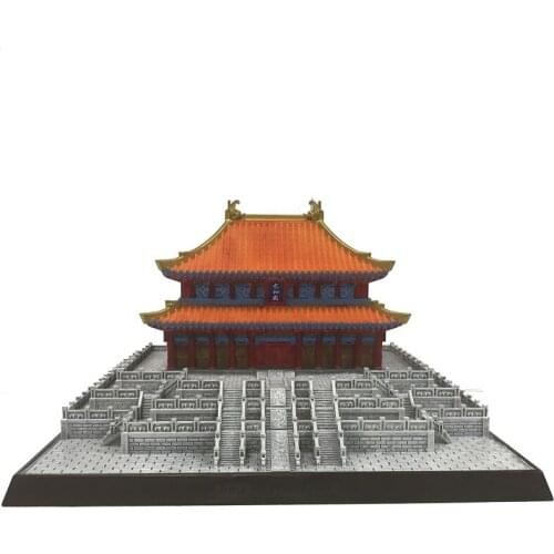 Hand-made Resin Crafts World Famous Landmark Model The Hall of Supreme Harmony Palace Museum Creative Tourism Souvenirs