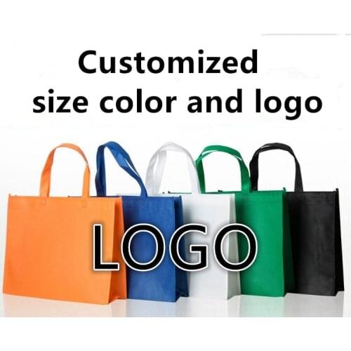 MOQ 200PCS/LOT Personality Non-woven Bag/ Gift Bag/ Shopping Bag/ Package Bag Production Size Color LOGO According To Your Needs