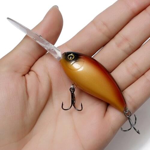 Artificial Crank Wobblers Fishing Lure Mini Minnow Crankbait Bass Pike Trolling 18g 110mm Deep Diving Hard Bait Pesca Jerkbait