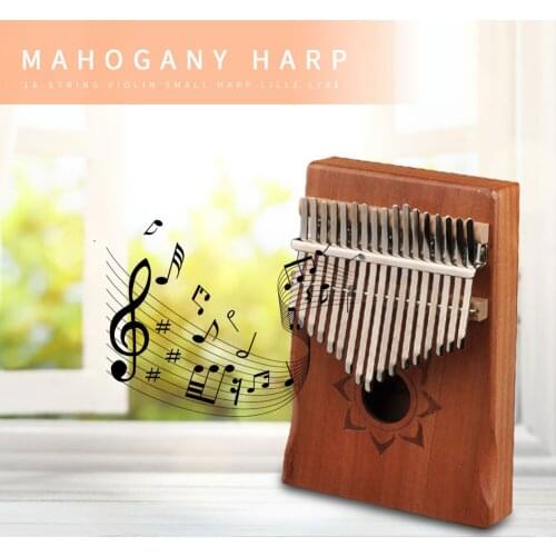 Mbira Wood kalimba Musical Instrument Deer Design Musical Instrument 17 Keys Kalimba Acacia Wood Thumb Piano