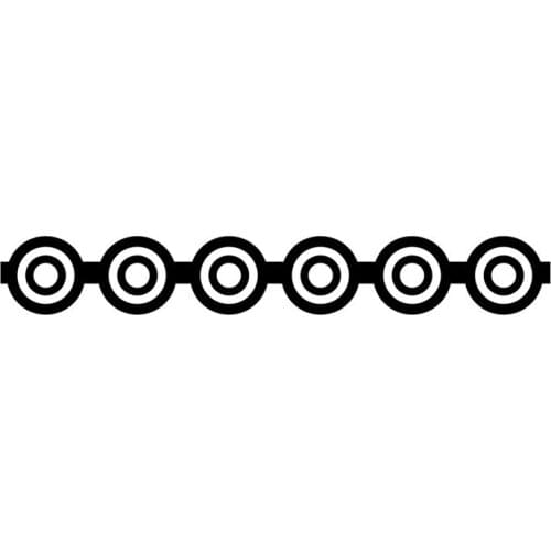 YaMinSanNiO Double Circle Border Metal Cutting Dies Background Stencil for DIY Scrapbooking Paper/photo Cards Embossing Dies