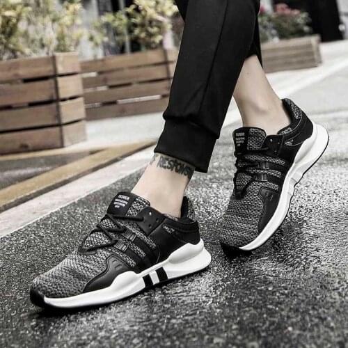Masorini 2019 Summer Light Mesh Sneakers Breathable Shoes Men Rubber Adult Lace-Up Hard-Wearing Comfort Fashion Footwear WW-299