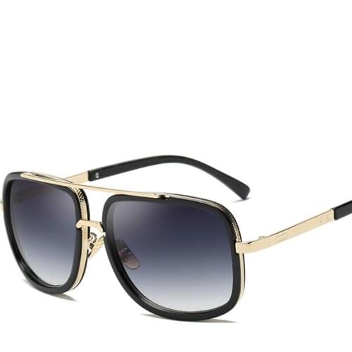 Fashion Classic Sunglasses Luxury Brand Women Men Sunglasses Metal Vintage Unisex Gradient Shades Eyewear Ladies UV400