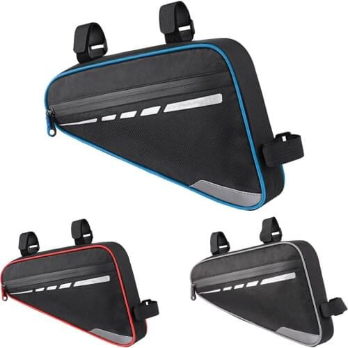 MTB Bicycle Front Beam 1.8L Triangle Bag Top Tube Storage Pouch Riding Equipment