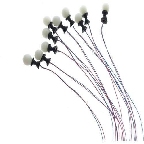 10 Single Head Outdoor Garden Model Lamppost Lamp Park Street Light Yard Candle 1:100 Scale