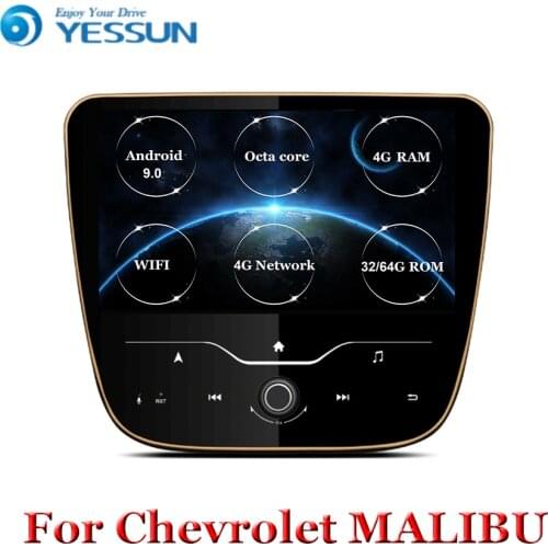 Octa Core 1024*600 Android 9 Car DVD GPS Navigation Player Car Stereo for Chevrolet MALIBU XL 2016 2017 2018 Headunit