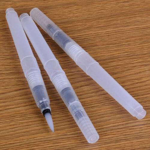 1/3Pcs Refillable Ink Color Pen Water Brush Painting Calligraphy Illustration Pen Office Stationery SEC88