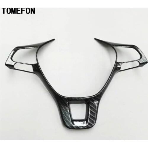 1piece For Volkswagen VW Teramont Atlas 2017 2018 ABS Steering Wheel Cover Trim Buttons Switch Interior Mouldings