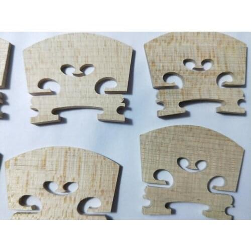 10 PCs Middle Grade Violin Bridge 4/4 European wood B Grade