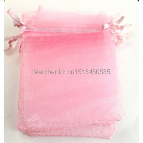 100pcs/lot free shipping organza gift bags&pouch, for wedding gift,key ring packaging,Various colors,size customized,wholesale
