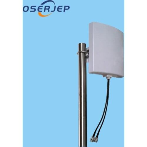1800-2700 9dBi X 2 MHz 3G 4G LTE Outdoor Patch Panel Antenna Dual Polarization DCS PCS WCDMA LTE Mimo Antenna WIFI WLAN