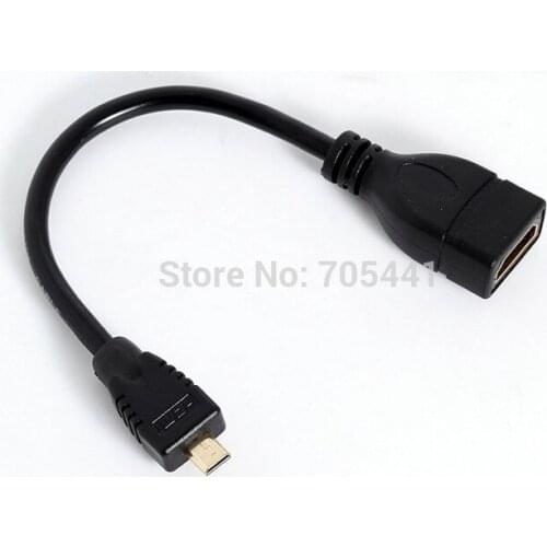 20CM Micro HDMI Male to HDMI Female Connector Adapter cable
