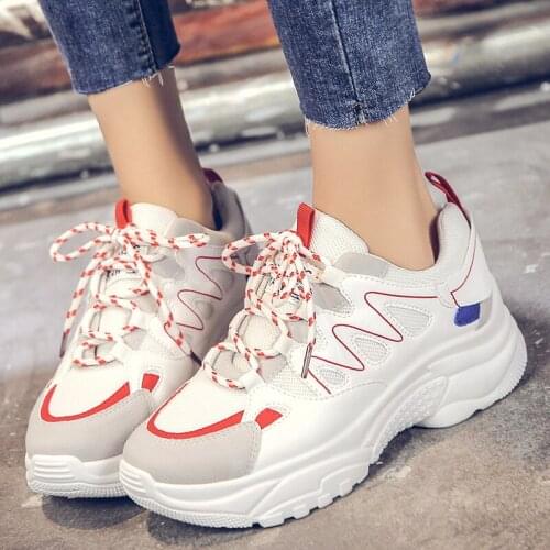 2019 Fashion autumn New Women sneakers Female Platform casual shoes Women Flats Sneakers Shoes Woman Tenis Feminino C2-30