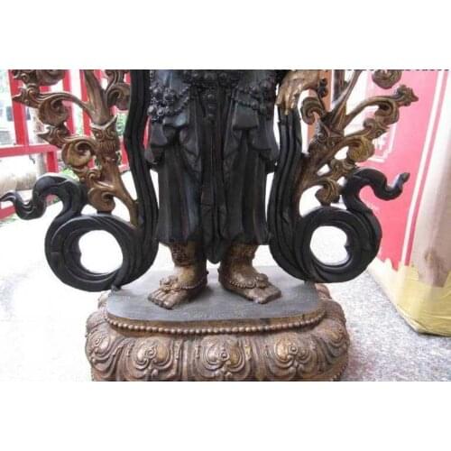 36 Huge Tibetan Buddhism Temple bronze Copper lotus Padmapani buddha Statue