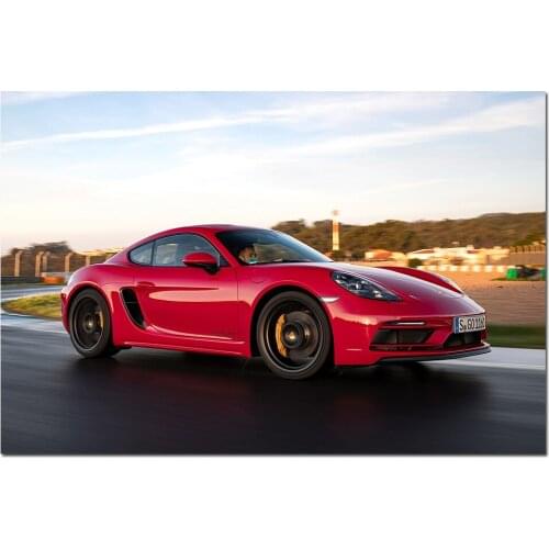 718 Cayman GTS 4.0 Car Wallpaper Wall Art Poster Print Canvas Paintings for Home Room Decor