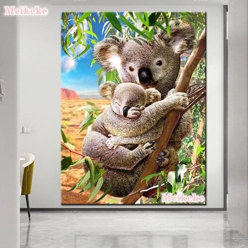 DIY Diamond Painting Animal sloth Square 5D Diamond Embroidery Rhinestones Mosaic Home Furnishing decoration Gift