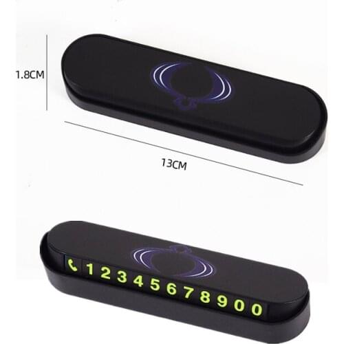 Car Styling Temporary Parking Card Sticker Phone Number Card Park Stop For SsangYong Actyon Kyron Korando Rexton Tivoli
