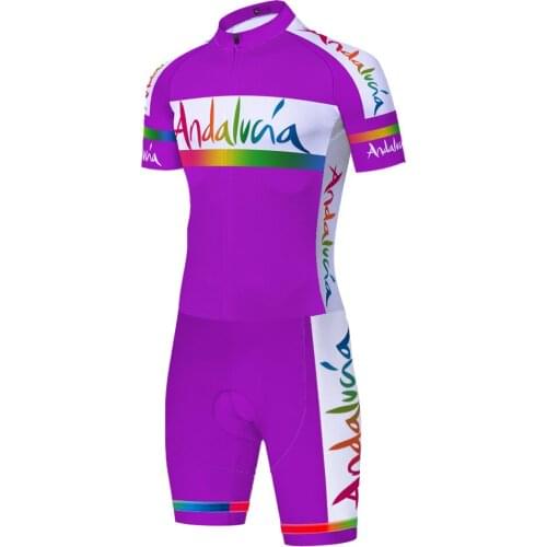 Andalucia Laser Cut One piece skinsuit Attrezzature Ropa Abbigliamento Uniforme Ciclismo Hombre Tricota Ciclismo Hombre