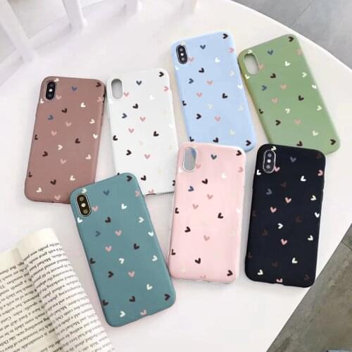 Love Heart Cover For Samsung Galaxy A12 A20 A20E A21S A30 A31 A40 A50 A51 A70 A71 A91 S9 S10 S20 S21 Plus Ultra TPU Phone Case