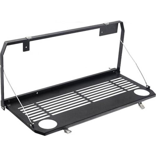For Jeep Wrangler JK JL Interior Rear Cargo Basket Rack Luggage Storage Carrier