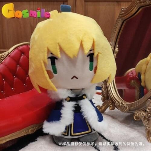 FGO Fate Grand Order Saber Attila Plush Stuffed Doll Toy Bag Lovely Pendant Pillpw