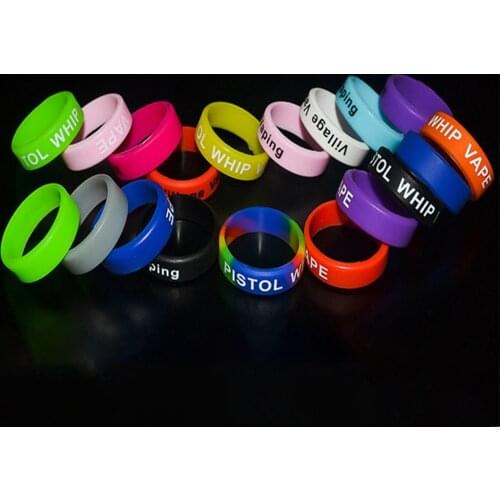 10pcs Fishing Rod Handle Wrapping Absorbing Sweat Anti-Slip Protector Ring Silica Gel Rod Clip Ring Protector Fishing Tackle