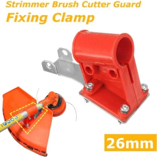 Strimmer Guard Fixing Clamp Set for Long Reach Trimmer Brush Cutter 26mm Shaft